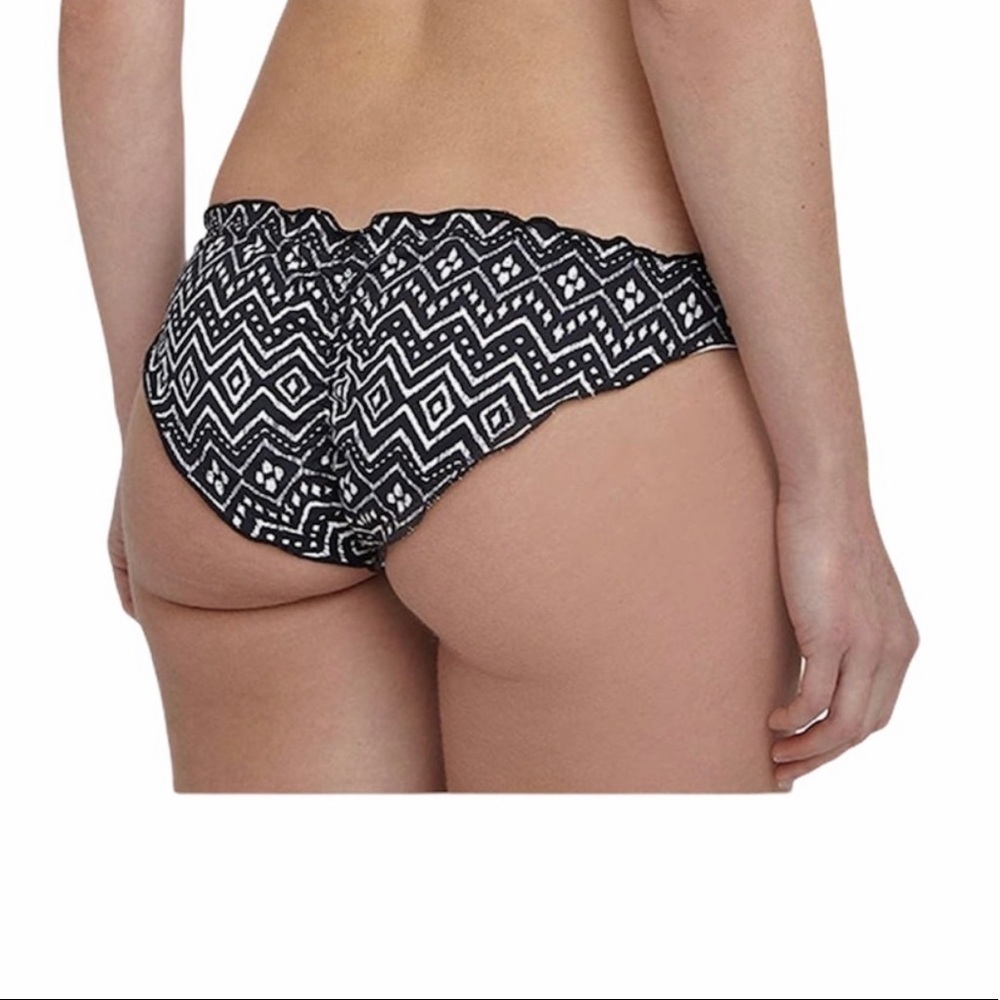 Eberjey Zen Stones Black Bikini Bottoms NWT